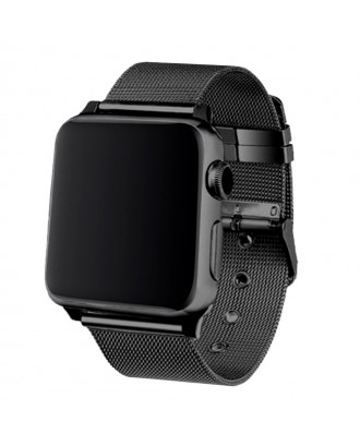 Bracelete COOL para Apple Watch Series 1 / 2 / 3 / 4 / 5 / 6 / 7 / 8 / 9 / SE (38 / 40 / 41 mm) Metal Black