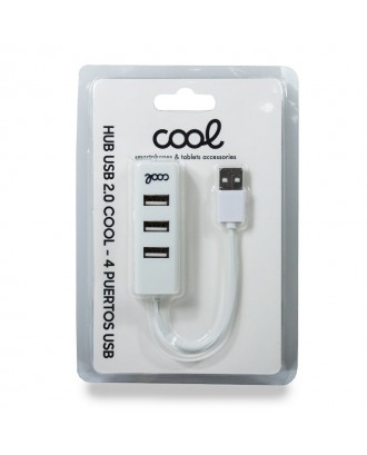 Universal COOL USB 2.0 Hub 4 portas USB brancas