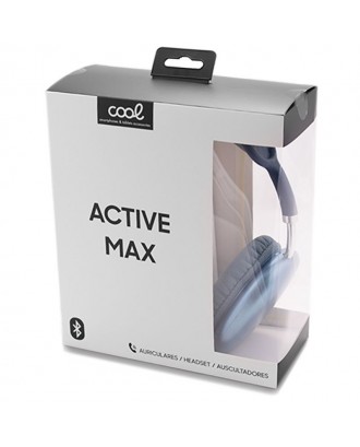 Auscultadores estéreo Bluetooth Capacetes COOL Active Max Azul