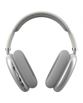 Auscultadores estéreo Bluetooth Capacetes COOL Active Max Branco-Prata