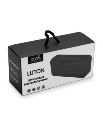 Alto-falante universal para música Bluetooth COOL Luton preto (12 W)