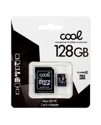 Cartão de Memória Micro SD Com Adapt. X128 GB COOL (Classe 10)