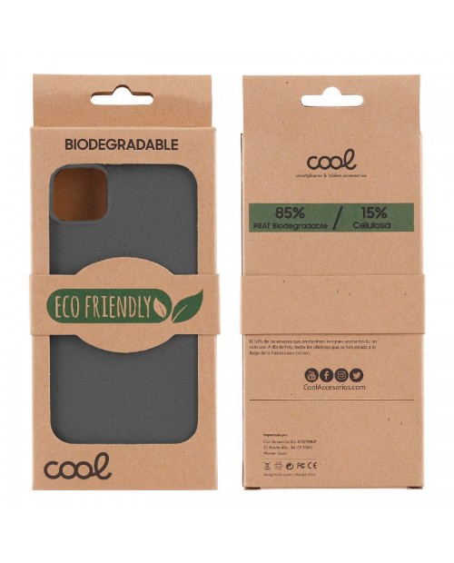 Capa COOL para Apple iPhone 13 Mini Biodegradável Cinza