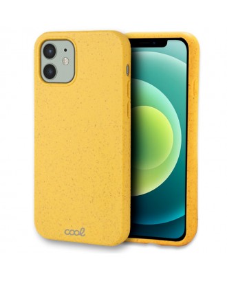 Capa COOL para Apple iPhone 12, iPhone 12 Pro Biodegradável Amarela