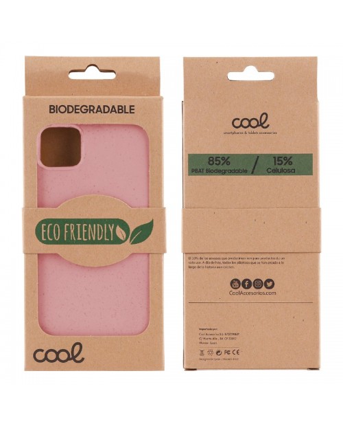 Capa COOL para Apple iPhone 12 Pro Max Biodegradável Rosa