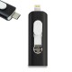 Pen Drive USB COOL (3 Em 1) Lightning / Type-C / Micro USB 32GB Preto