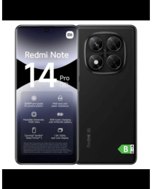Xiaomi Redmi Note 14 Pro 12GB/512GB 5G DS Black - Grade A+