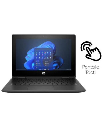 Portátil HP x360 Fortis 11 G9 Silver N4500 4GB 128GB SSD 11 Preto QWERTY Windows 11 - Grade B