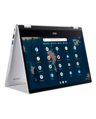 Portátil Chromebook Convertible 2 en 1 Acer Spin CP314 (14 ,Táctil, Celeron, 4GB RAM, 128GB) Silver Caja Abierta - Grade B