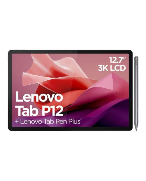 Tablet Lenovo Tab P12 (12.7 3K, 8GB RAM, 256GB, + Tab Pen Plus) Gris Caja Abierta - Grade C