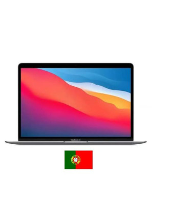 Portátil Apple Macbook Air 2020, Apple M1 8C 7C, 8GB, 256GB SSD Retina , 13 polegadas Teclado Portugues com carregador - Grade B