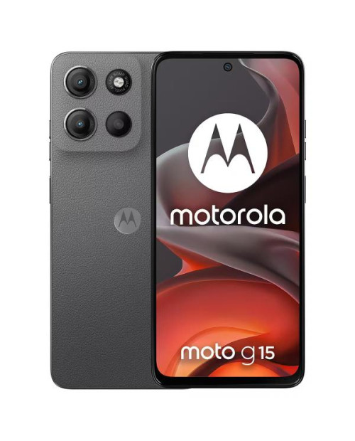 Motorola Moto G15 Gris Oscuro (8GB RAM + 256GB) Caja Abierta - Grade C
