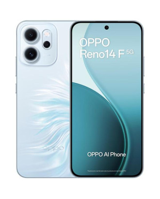 Oppo Reno 14F 5G Snapdragon 6 Gen 1, 8GB RAM, 256GB Azul Caja Abierta - Grade C