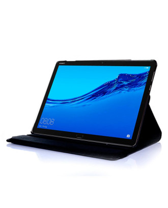 Capa COOL para Huawei Mediapad T5 Couro Sintético Preto 10.1 polegadas Capa COOL para Huawei Mediapad T5 Couro Sintético Preto 10.1 polegadas