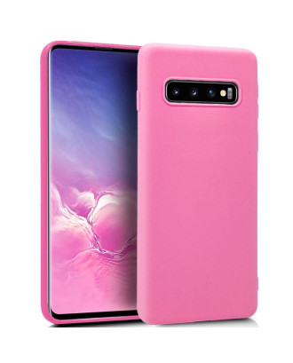 Capa de silicone COOL para Samsung G973 Galaxy S10 (rosa)