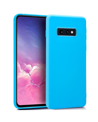 Capa de silicone COOL para Samsung G970 Galaxy S10e (azul claro)