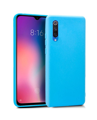 Capa de silicone COOL para Xiaomi Mi 9 SE (azul claro)