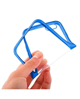 Capa COOL para iPhone XS Max Borda Metálica (Azul)