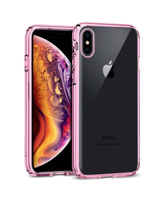 Capa COOL para iPhone XS Max Borda Metálica Rosa