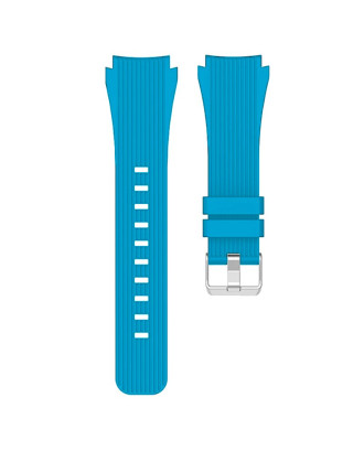 Correia Universal 20mm Amazfit Bip / GTS / Bip Lite / Huawei / Samsung / COOL Borracha Azul Céu