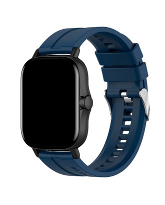 Correia Universal 20mm Amazfit Bip / GTS / Bip Lite / Huawei / Samsung / COOL Borracha Marinho