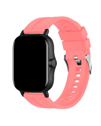 Correia Universal 20mm Amazfit Bip / GTS / Bip Lite / Huawei / Samsung / COOL Borracha Rosa
