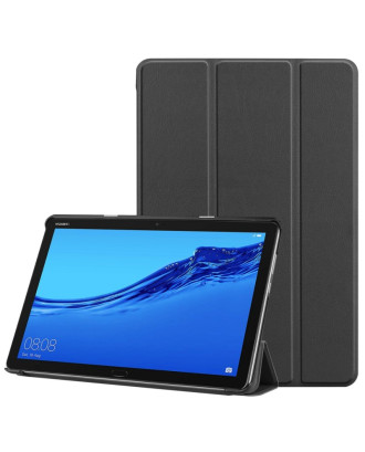 Capa COOL para Huawei Mediapad M5 Lite Couro Sintético Preto 10.1 polegadas Capa COOL para Huawei Mediapad M5 Lite Couro Sintético Preto 10.1 polegadas