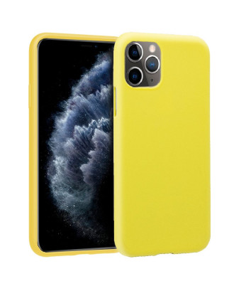 Capa de silicone COOL para iPhone 11 Pro (amarelo)