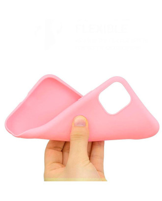 Capa de silicone COOL para iPhone 11 Pro (rosa)