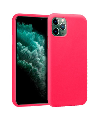 Capa de silicone COOL para iPhone 11 Pro Max (rosa)