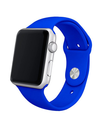 Correia COOL para Apple Watch Series 1 / 2 / 3 / 4 / 5 / 6 / 7 / 8 / 9 / SE (38 / 40 / 41 mm) Borracha Azul