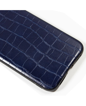 Capa COOL para iPhone 11 Pro Max Leather Crocodile Marinho Capa COOL para iPhone 11 Pro Max Leather Crocodile Marinho