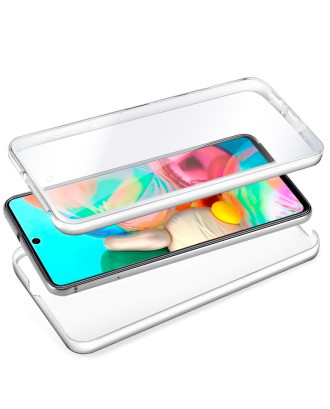 Capa COOL de Silicone 3D para Samsung A715 Galaxy A71 (frente e verso transparentes) Capa COOL de Silicone 3D para Samsung A715 Galaxy A71 (frente e verso transparentes)