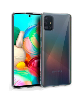 Capa de silicone COOL para Samsung A715 Galaxy A71 (transparente)