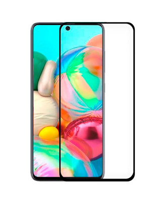 Protetor de ecrã de vidro temperado COOL para Samsung A715 Galaxy A71 / A72 / S10 Lite / Note 10 Lite / Poco M4 Pro 5G (FULL 3D)