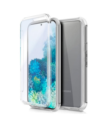 Capa COOL de Silicone 3D para Samsung G985 Galaxy S20 Plus (frente e verso transparentes) Capa COOL de Silicone 3D para Samsung G985 Galaxy S20 Plus (frente e verso transparentes)