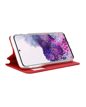 Capa Flip Cover COOL para Samsung G980 Galaxy S20 Vermelho