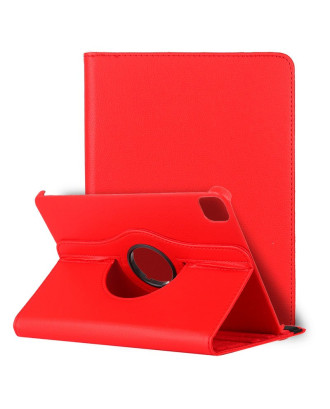 Capa COOL para iPAD Pro 11 pulg (2020 / 2021) / iPad Air 4 2020 / Air 5 2022 / iPad Air 6 Rotativa Couro Sintético Vermelho Capa COOL para iPAD Pro 11 pulg (2020 / 2021) / iPad Air 4 2020 / Air 5 2022 / iPad Air 6 Rotativa Couro Sintético Vermelho