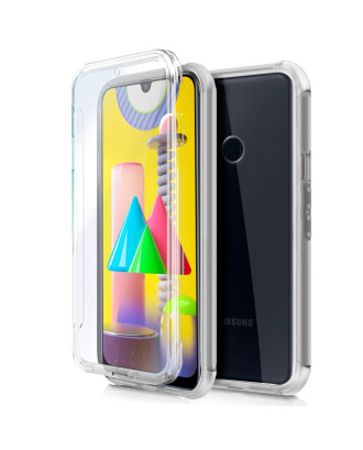 Capa COOL de Silicone 3D para Samsung M315 Galaxy M31 (frente e verso transparentes) Capa COOL de Silicone 3D para Samsung M315 Galaxy M31 (frente e verso transparentes)