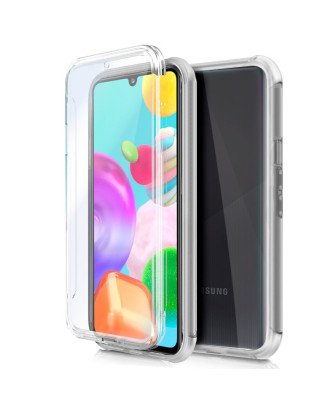 Capa COOL de Silicone 3D para Samsung A415 Galaxy A41 (frente e verso transparentes) Capa COOL de Silicone 3D para Samsung A415 Galaxy A41 (frente e verso transparentes)