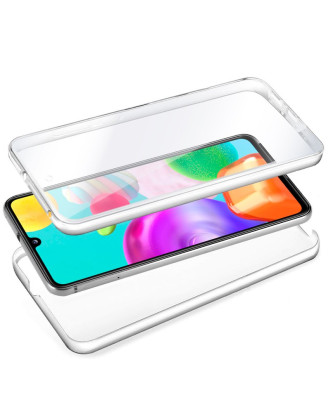 Capa COOL de Silicone 3D para Samsung A415 Galaxy A41 (frente e verso transparentes) Capa COOL de Silicone 3D para Samsung A415 Galaxy A41 (frente e verso transparentes)