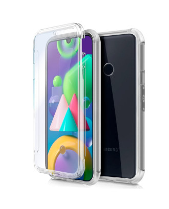 Capa COOL de Silicone 3D para Samsung M215 Galaxy M21 (frente e verso transparentes) Capa COOL de Silicone 3D para Samsung M215 Galaxy M21 (frente e verso transparentes)