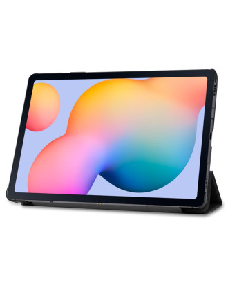 Capa COOL para Samsung Galaxy Tab S6 Lite / S6 Lite 2022 / 2024 (P610 / P615 / P619) Couro Sintético Preto 10.4 polegadas