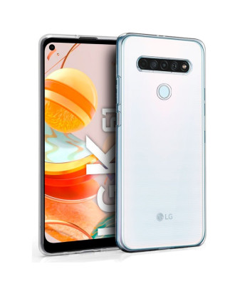 Capa de silicone COOL para LG K61 (transparente)