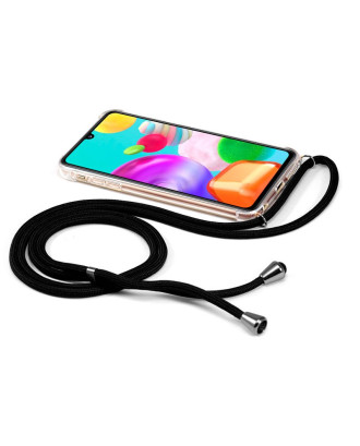 Capa COOL para Samsung A415 Galaxy A41 Cordão Preto