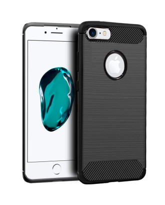 Capa COOL para iPhone 6 / 7 / 8 / SE (2020) Carbono Preto