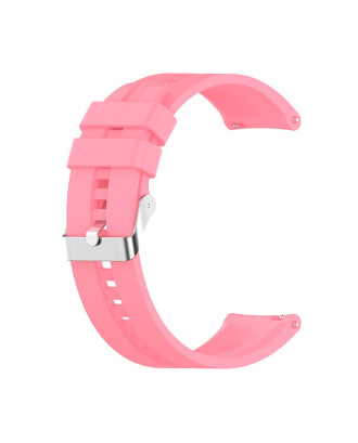 Correia Universal 22mm Amazfit GTR / Stratos / Huawei / Samsung / COOL Borracha Rosa
