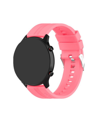 Correia Universal 22mm Amazfit GTR / Stratos / Huawei / Samsung / COOL Borracha Rosa