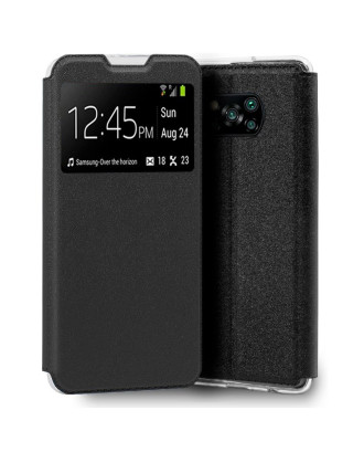 Capa Flip Cover COOL para Xiaomi Pocophone X3 / X3 Pro Preto