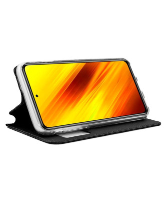 Capa Flip Cover COOL para Xiaomi Pocophone X3 / X3 Pro Preto